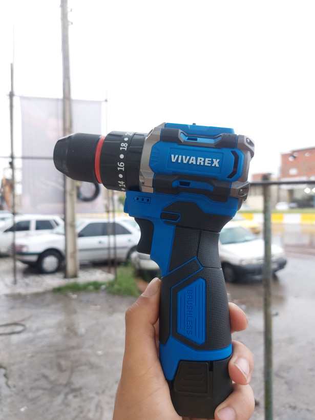 دریل شارژی ویوارکس مدل VR1608-BLX ۱۶ ولت با دو باتری اتوماتیک