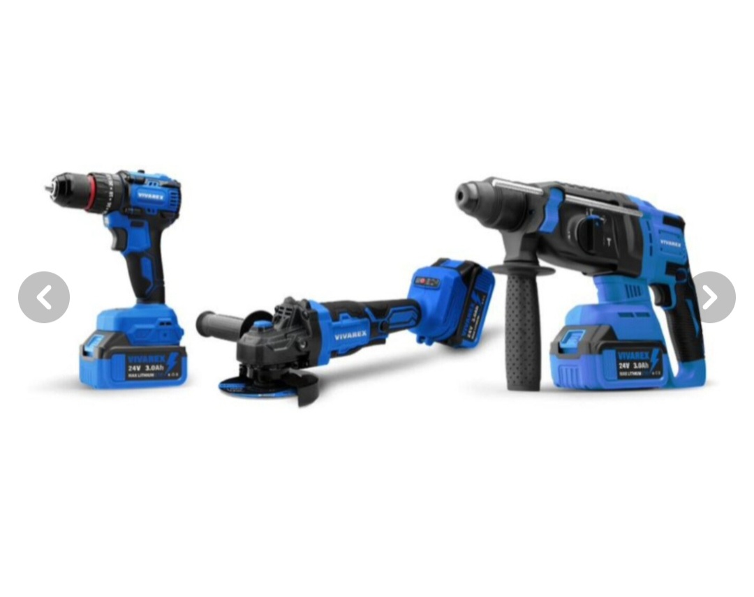 کیت شارژی براشلس ویوارکس مدل VR2403-BCK شامل 2 عدد باتری