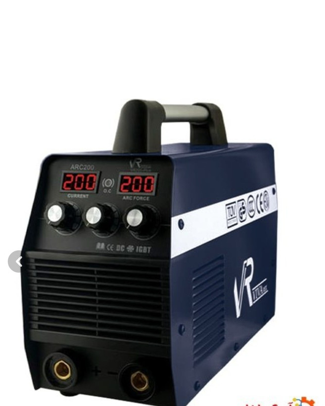 اینورتر جوشکاری ویوارکس مدل VR200-Plus ظرفیت ۲۰۰ آمپر تک فاز